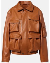 Lemaire - Leather Blouson Jacket - Lyst