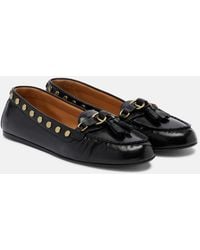 Isabel Marant - Faxel Studded Leather Moccasins - Lyst