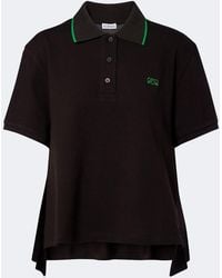Loewe - Double L Cotton Pique Polo Shirt - Lyst