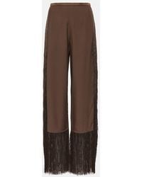 ‎Taller Marmo - Pantalones anchos Nevada de cady de crepe - Lyst