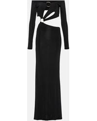 Louisa Ballou - Cutout Jersey Maxi Dress - Lyst