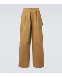 Simone Rocha - Embellished Wide-Leg Jeans - Lyst
