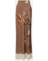 SIR. - Azaliea Floral Silk Maxi Skirt - Lyst
