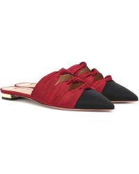 Aquazzura Exclusive To Mytheresa – Mondaine Slippers - Red