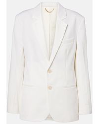 Victoria Beckham - Wool-Blend Blazer - Lyst
