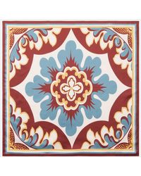 La DoubleJ - Printed Silk Twill Scarf - Lyst