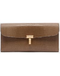 TOTEME - T-Lock Embossed Leather Wallet - Lyst