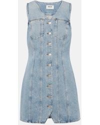 Agolde - Trina Denim Minidress - Lyst