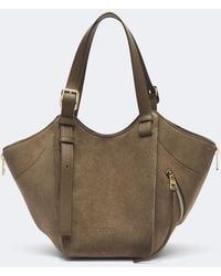 Loewe - Cabas Hammock Flip Medium En Daim - Lyst