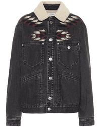 isabel marant pink denim jacket