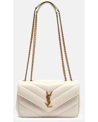 Saint Laurent - Loulou Small Leather Shoulder Bag - Lyst