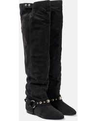 Isabel Marant - Selize Suede Over-The-Knee Boots - Lyst