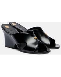 Loro Piana - Wedge-Pantoletten Vera 80 Aus Leder - Lyst