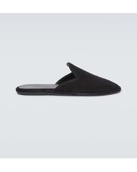 The Row - Slippers Roger in suede - Lyst