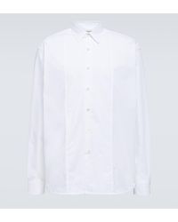 Lanvin - Oversized Cotton Poplin Shirt - Lyst