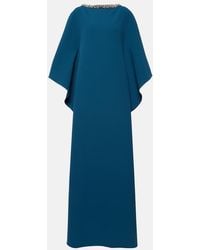 Safiyaa - Amarella Embellished Crepe Gown - Lyst