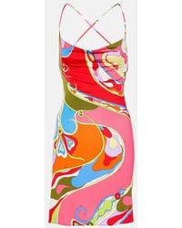Emilio Pucci - Jersey Ophidee Mini Dress - Lyst