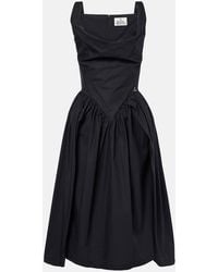 Vivienne Westwood - Vestido con cuello desbocado - Lyst