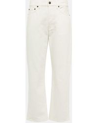The Row - Lesley Mid-Rise Straight Jeans - Lyst