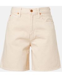 SLVRLAKE Denim - Square Denim Shorts - Lyst