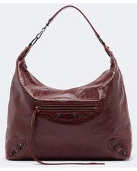 Balenciaga - Le City Medium Leather Shoulder Bag - Lyst