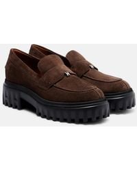 Hogan - H700 Leather Platform Loafers - Lyst