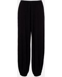 The Row - Fiamma Cotton, Cashmere, And Silk Sweatpants - Lyst