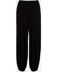 The Row - Fiamma Cotton, Cashmere, And Silk Sweatpants - Lyst