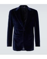 Thom Sweeney - Cotton Velvet Tuxedo Jacket - Lyst