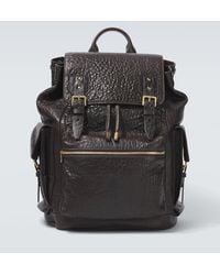 Brunello Cucinelli - Rucksack Aus Leder - Lyst
