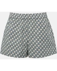 Tory Burch - Cotton-Blend Poplin Shorts - Lyst