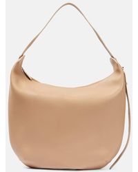 The Row - Allie North/south Leather Shoulder Bag - Lyst