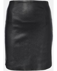 Stouls - Lili Leather Miniskirt - Lyst