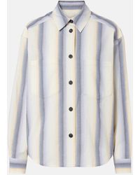 Isabel Marant - Mahvane Striped Cotton Shirt - Lyst