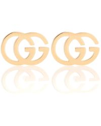 Gucci GG Tissue Stud Earrings - Metallic