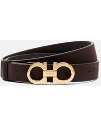 Ferragamo - Gancio Mediterraneo Leather Belt - Lyst