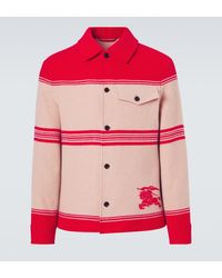 Burberry - Ekd Wool-Blend Jacket - Lyst