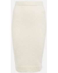 Tom Ford - Falda Midi En Mezcla De Algodon - Lyst