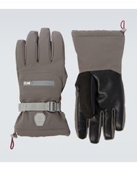 Brunello Cucinelli - Leather-Trimmed Ski Gloves - Lyst
