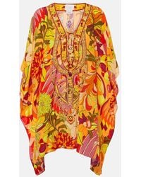 CAMILLA - Verziertes Minikleid Aus Seide - Lyst