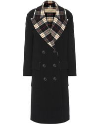 Burberry Manteau en laine et cachemire - Noir