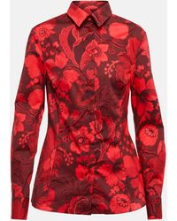 Etro - Floral Cotton-blend Shirt - Lyst