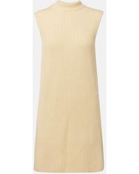 Jil Sander - Oversized Ribbed-Knit Wool Vest - Lyst