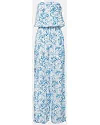 Melissa Odabash - Naomi Strapless Cotton Jumpsuit - Lyst