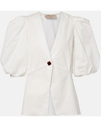 Adriana Degreas - Cotton-Blend Top - Lyst