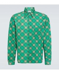 ERL - Checked Cotton Corduroy Shirt - Lyst