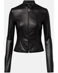 Gucci - Leather Jacket - Lyst