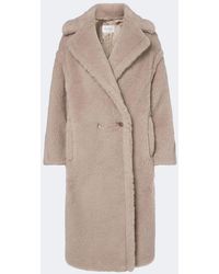 Max Mara - Alpaca, Wool, And Silk Teddy Coat - Lyst