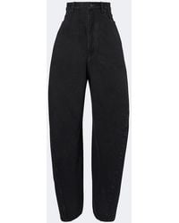Balenciaga - Mid-Rise Barrel-Leg Jeans - Lyst