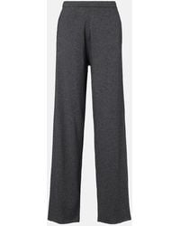 Extreme Cashmere - N°353 Relax Cotton-Blend Straight Pants - Lyst
